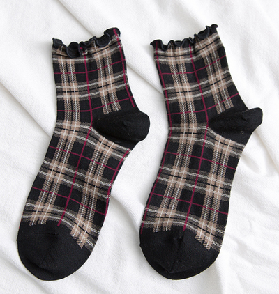 Calcetines Estampado Cuadros para Mujer - Image 9