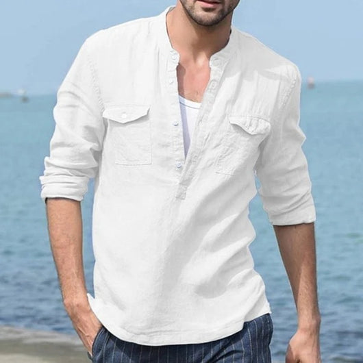 Camisa de Manga Larga para Hombre en Algodón Premium - Image 21