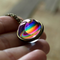 Nebula Galaxy Double Sided Pendant Necklace Eight
