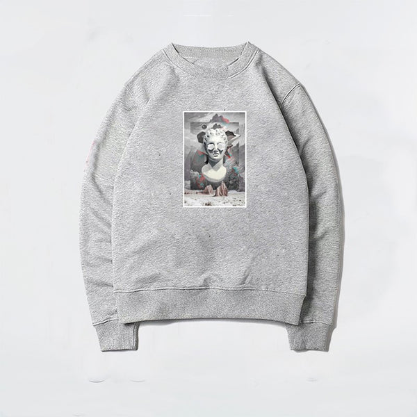 Suéter Trendy Shawn Yue Estilo Rock Artístico