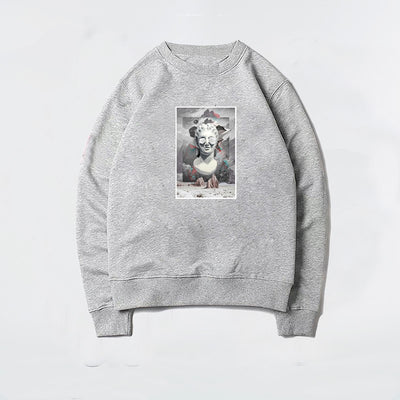 Suéter Trendy Shawn Yue Estilo Rock Artístico