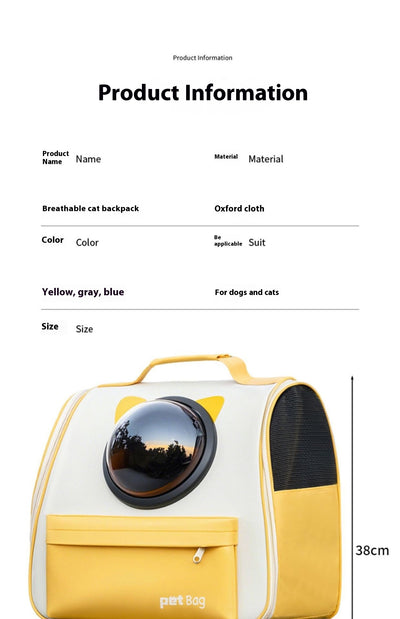 Mochila Transportadora para Gatos de Gran Capacidad - Image 17