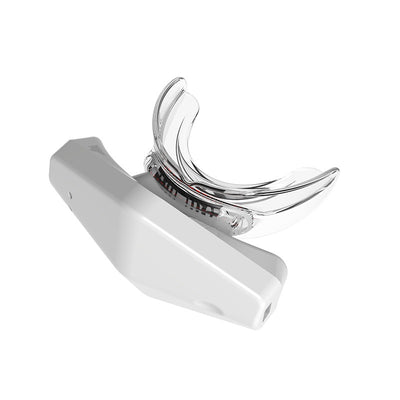White and clear plastic beauty lip care instrument with red light elements for at-home lip treatment. - Image 3