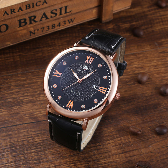Reloj de Pulsera Elegante con Accesorios Ejecutivos
