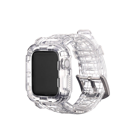 Correa Transparente Glacier con Funda de Silicona
