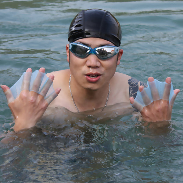 Aletas de Mano Tipo Rana - Guantes Palmeados para Natación Unisex