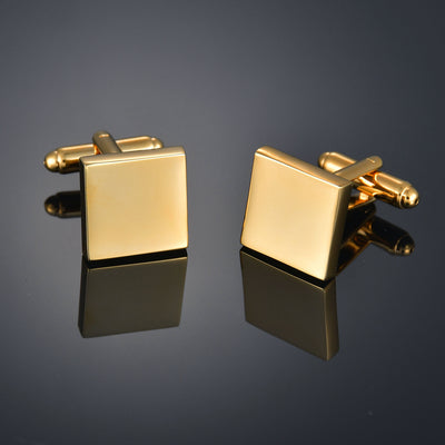Gemelos Dorados con Iniciales y Hoja de Arce para Hombre - Image 31