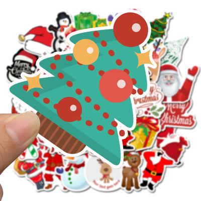 50 Pegatinas Navideñas Impermeables con Diseños Graffiti - Image 7