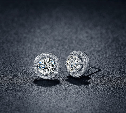 Aretes de Diamantes Clásicos - Image 2