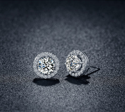 Aretes de Diamantes Clásicos - Image 2