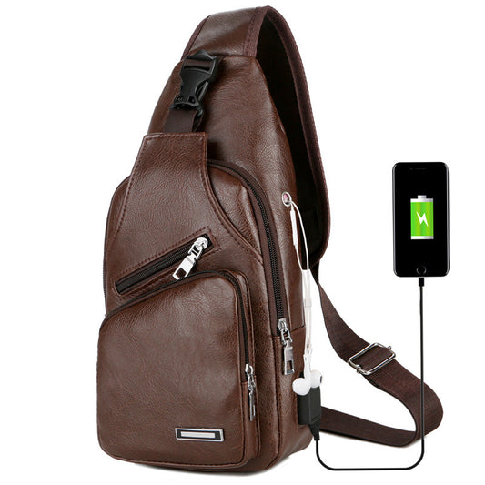 Bolsa Mensajero con Carga USB - Mochila Portátil Inteligente