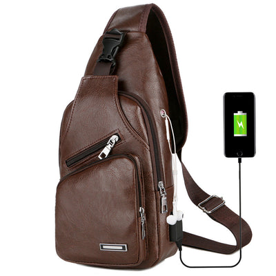Bolsa Mensajero con Carga USB - Mochila Portátil Inteligente