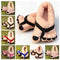 Pantuflas Térmicas Parejas con Dedos Separados - Diseño Adorable para Invierno