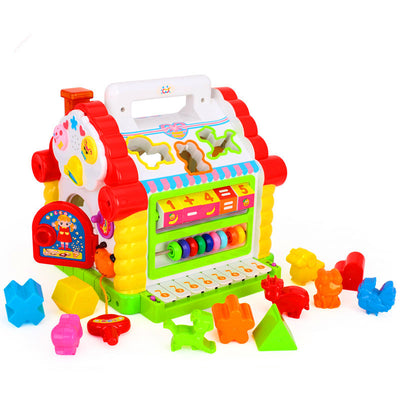 Mesa de Juegos Interactiva Infantil con Bloques y Puzzles - Image 3