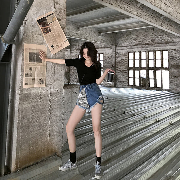 Shorts Raw para Mujer