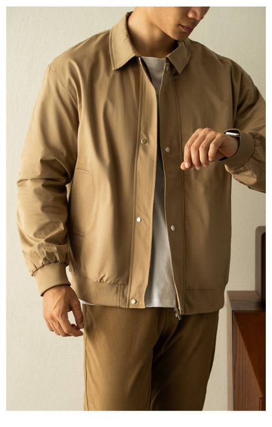 Camisa Antiarrugas Impermeable para Hombre - Colores Lisos, Sin Planchado - Image 13
