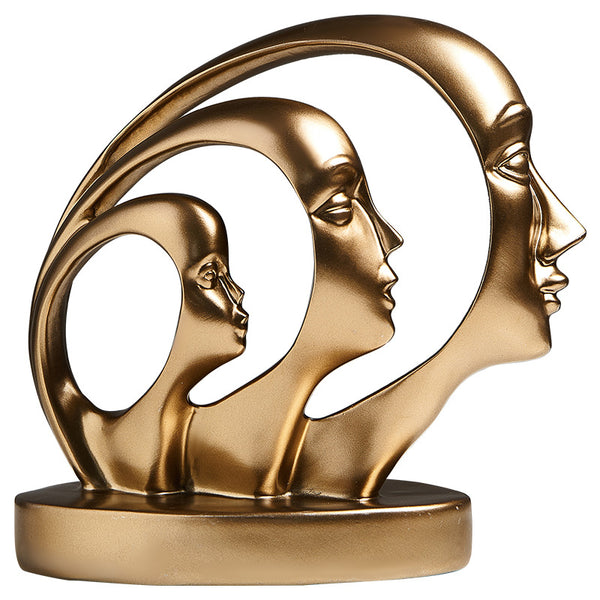 Escultura Decorativa de Resina - Arte Moderno Contemporáneo