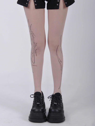 Medias Tatuadas Ultrafinas para Mujer - Image 11