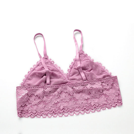 Conjunto de Brasier de Encaje sin Varillas para Mujer - Image 12
