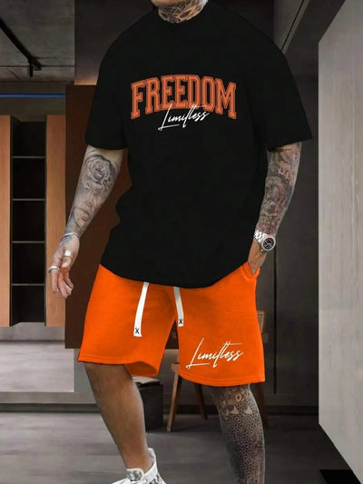 Traje Estampado 3D con Letras Personalizadas para Hombre - Image 11