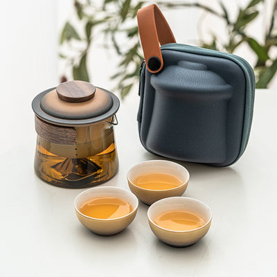 Juego de Té Portátil Rizhao Jinshan - Set Completo para Viajeros - Image 3