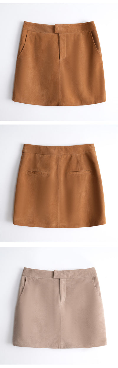 Falda Tubo Cuero Genuino Cintura Alta - Colección Primavera Otoño - Image 11