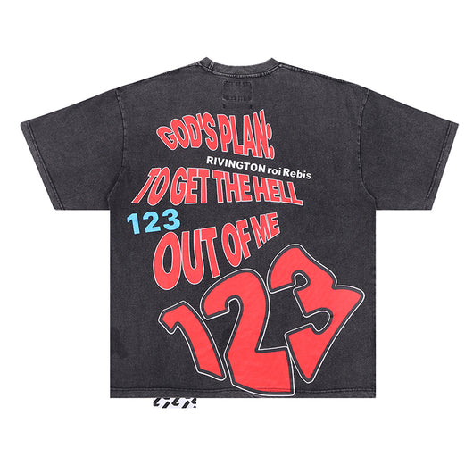 Playera Suelta Urbana de Cinco Puntas con Mangas Trendy - Image 15