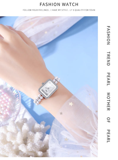 Reloj de Cuarzo Creativo para Mujer con Perlas de Concha - Image 22