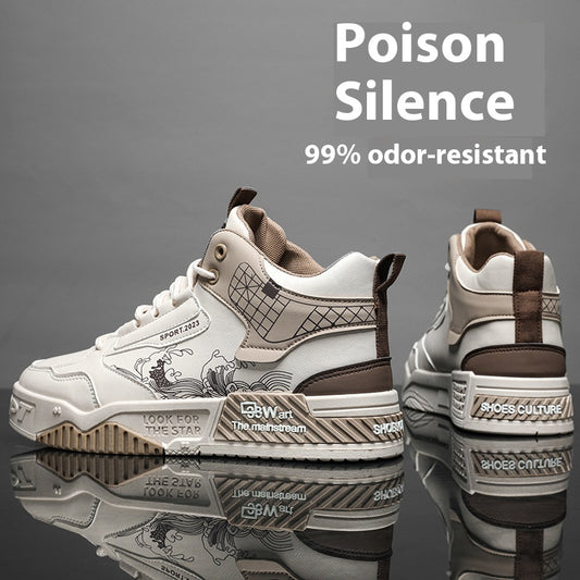 Zapatos Deportivos Casual de Caña Alta para Hombre - Cómodos y Versátiles - Image 2