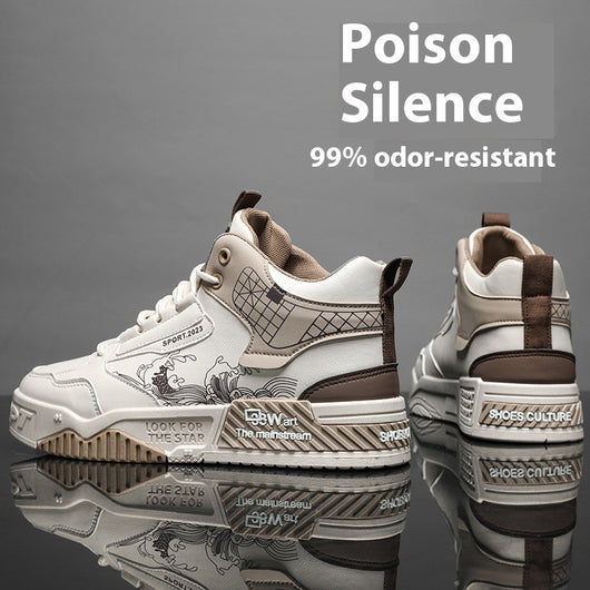 Zapatos Deportivos Casual de Caña Alta para Hombre - Cómodos y Versátiles - Image 2