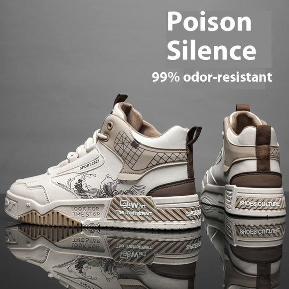 Zapatos Deportivos Casual de Caña Alta para Hombre - Cómodos y Versátiles