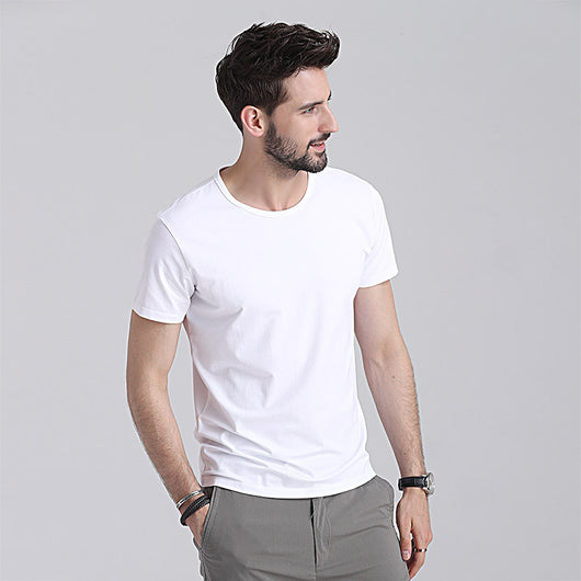 Camiseta Modal Manga Corta para Hombre - Ajuste Slim Secado Rápido Verano - Image 12
