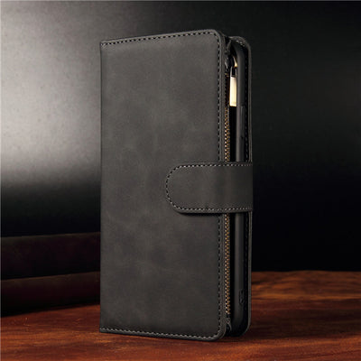 Funda Cartera Multifuncional de Cuero para Celular con Compartimentos para Tarjetas - Image 15
