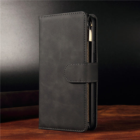 Funda Cartera Multifuncional de Cuero para Celular con Compartimentos para Tarjetas - Image 15