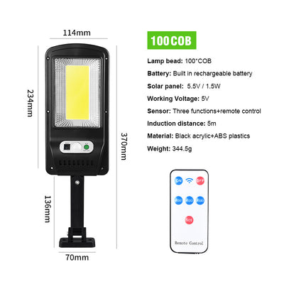 Lámpara Solar con Sensor de Movimiento y Control Remoto - Image 10