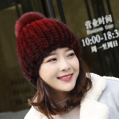 Gorro de Piel de Visón Coreano Premium - Calidez y Lujo - Image 13