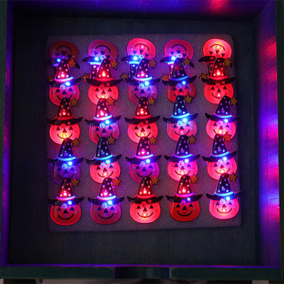 Anillo Luminoso Calabaza Halloween - Accesorio Decorativo Brillante - Image 31