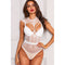 Conjunto de Lencería Sensual en Encaje Delicado para Mujer