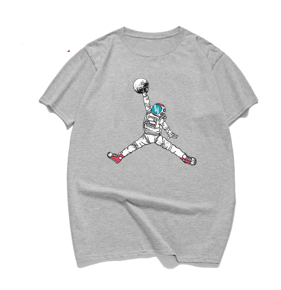 Playera Astronauta Hip Hop Slam Dunk Unisex - Estilo Harajuku Casual - Image 4