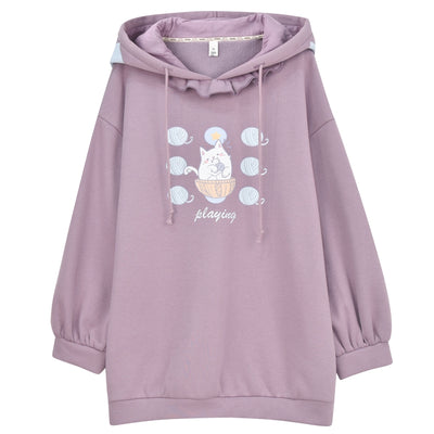 Vestido Sudadera Japonesa de Forro Polar Otoño - Image 10