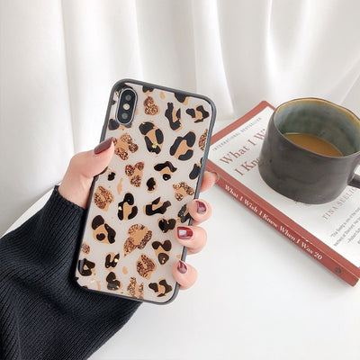 Funda iPhone con Diseño Leopardo Dorado Compatible con Apple - Image 4