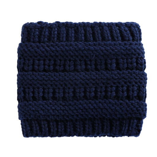 Gorro Tejido con Abertura para Coleta - Beanie Cálido para Invierno - Image 10