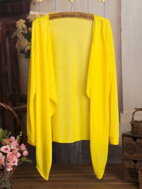 Cardigan Transparente Protección Solar Coreano - Blusa Ligera Playa Mujer - Image 4