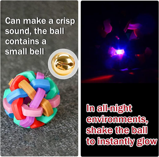 Pelotas Interactivas con Luz y Sonido para Perros y Gatos - Image 8