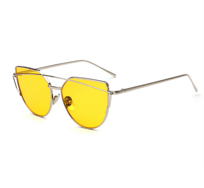 Gafas de Sol Vintage Doradas para Mujer - Image 9