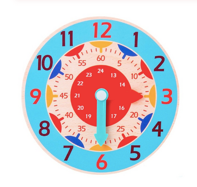 Reloj Educativo Montessori de Madera para Niños - Image 6
