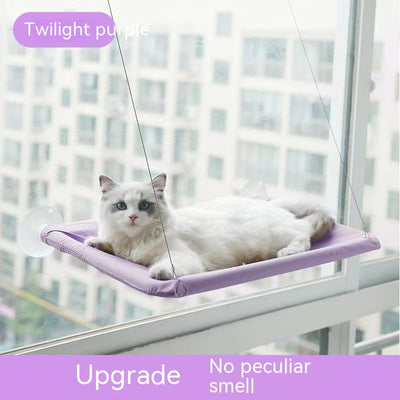 Cama Columpio para Gatos Cuatro Estaciones con Ventosa - Image 13