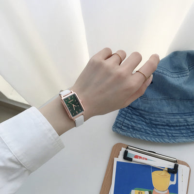 Reloj Cuadrado Retro Mori con Encaje para Mujer - Image 20
