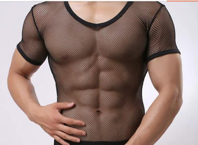 Playera Manga Corta de Malla para Hombre - Image 5