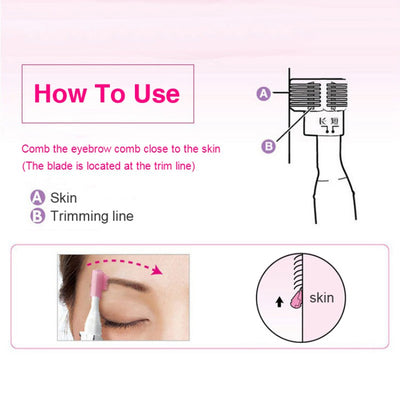 Perfilador Eléctrico de Cejas - Máquina Depiladora Profesional para Mujer - Image 6